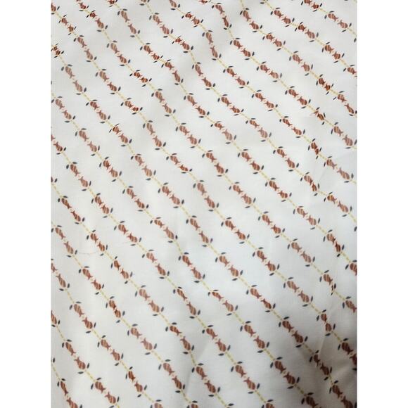 Blue Sketch Blouse Juniors Large Beige Sleeveless Sheer Floral Blouse Top - Picture 3 of 9